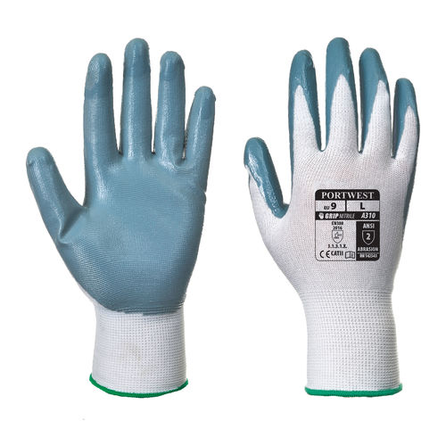 A310 Flexo Grip Nitrile Gloves (5036108174768)